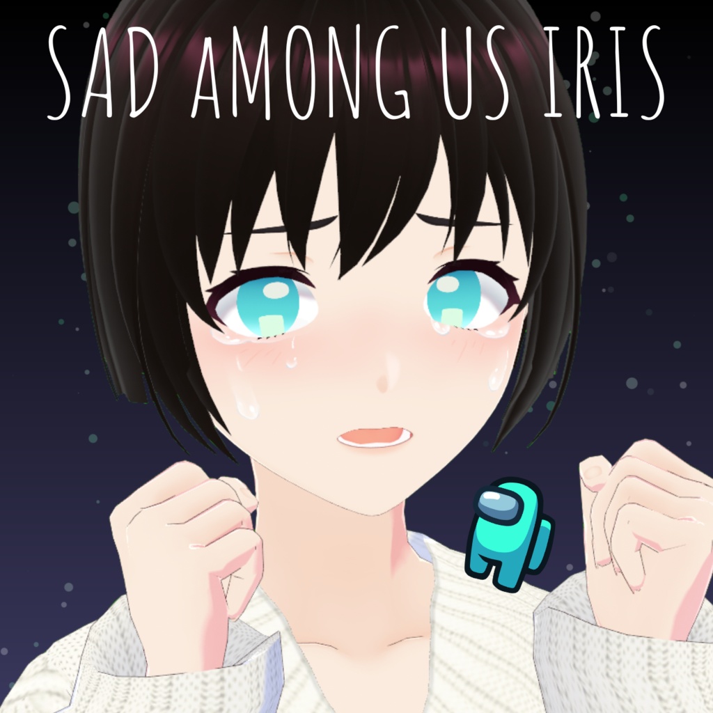 【VRoid Stable Ver】 Sadmong Us iris texture set