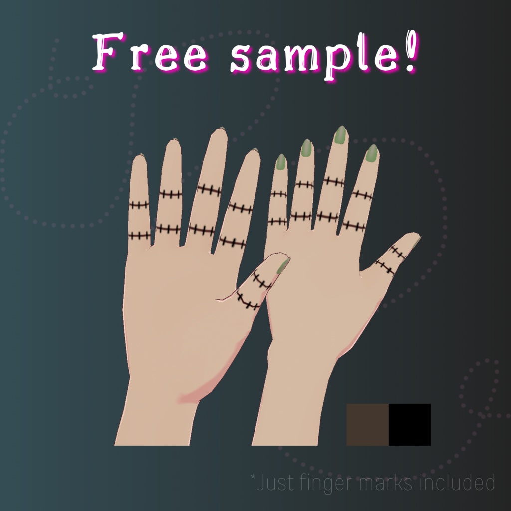 【VRoid Stable Ver】 Stitches Texture Set