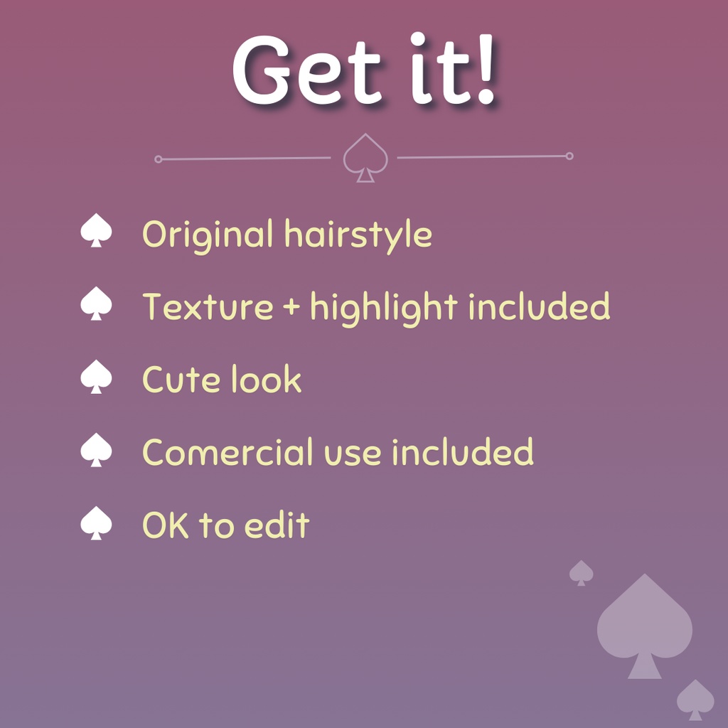 【VRoid Stable Ver】Long fluffy braid Hair Preset ♠