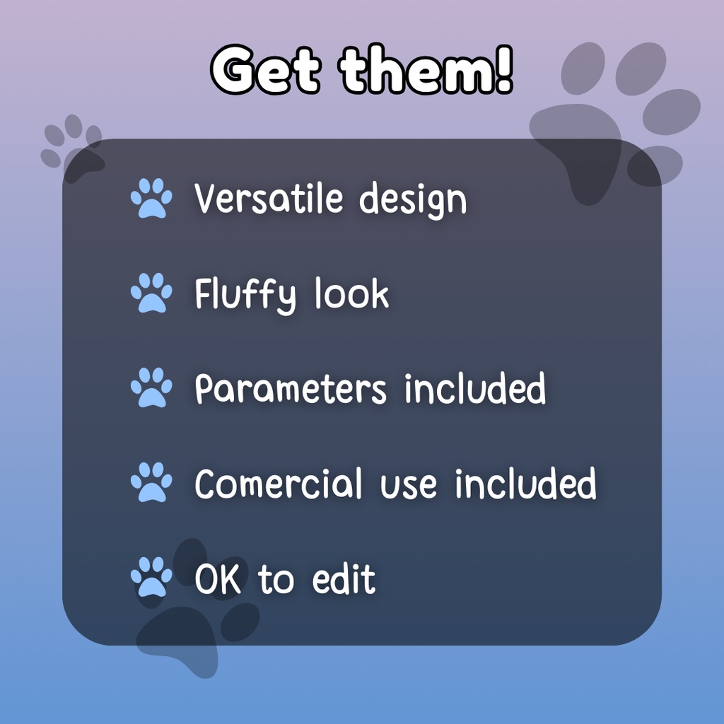 【VRoid】 Furry tail