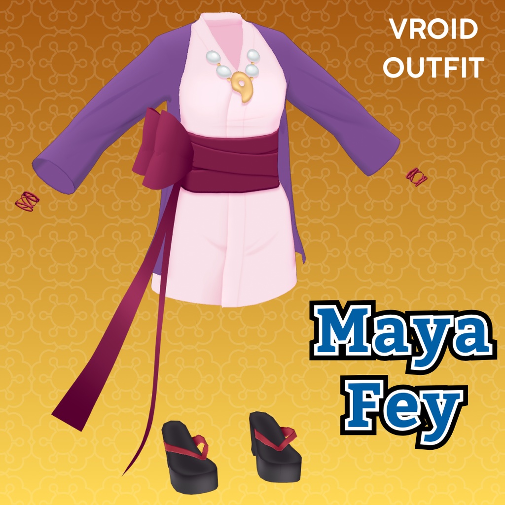 【VRoid Stable Ver】 Maya Fey / Ayasato Mayoi inspired Outfit