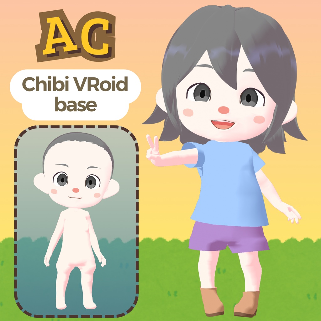 【VRoid】 AC Chibi base