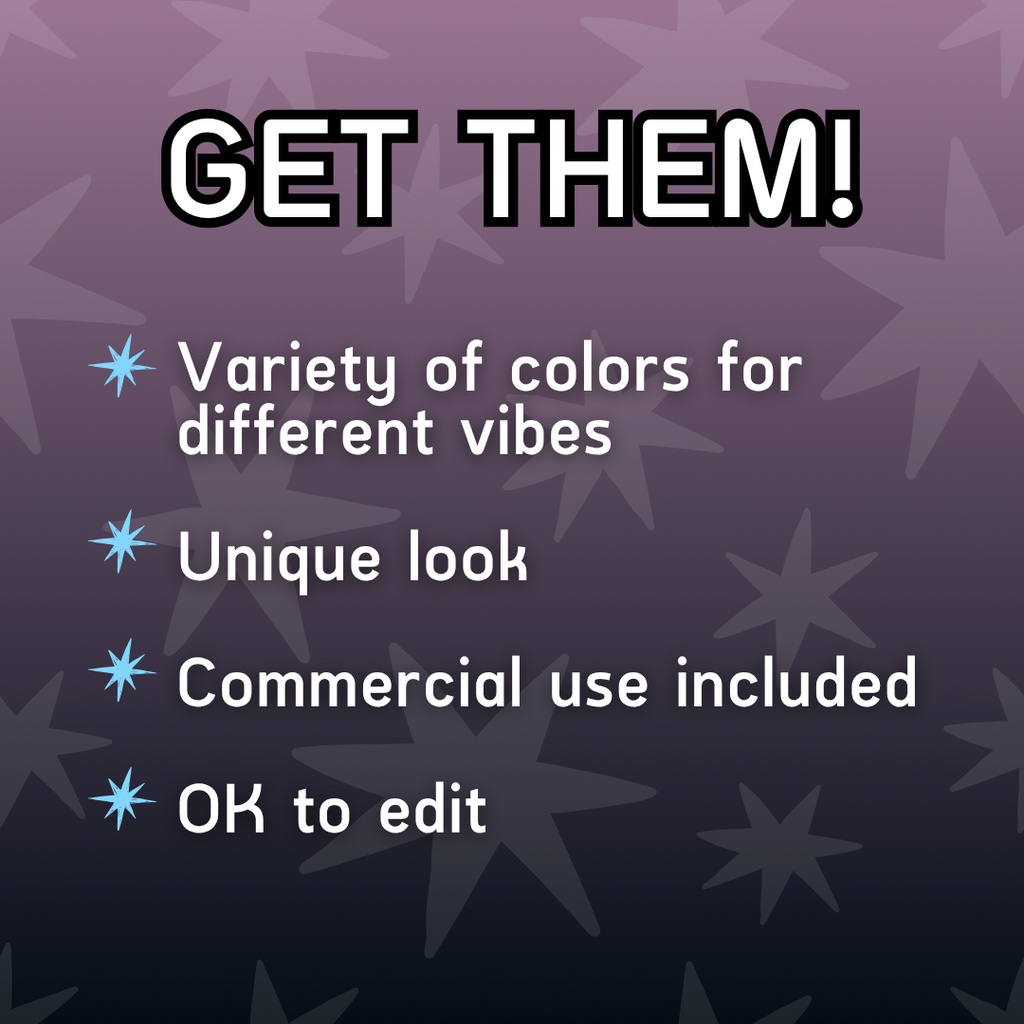 【VRoid Stable Ver】 Hair texture set ~Stylish~