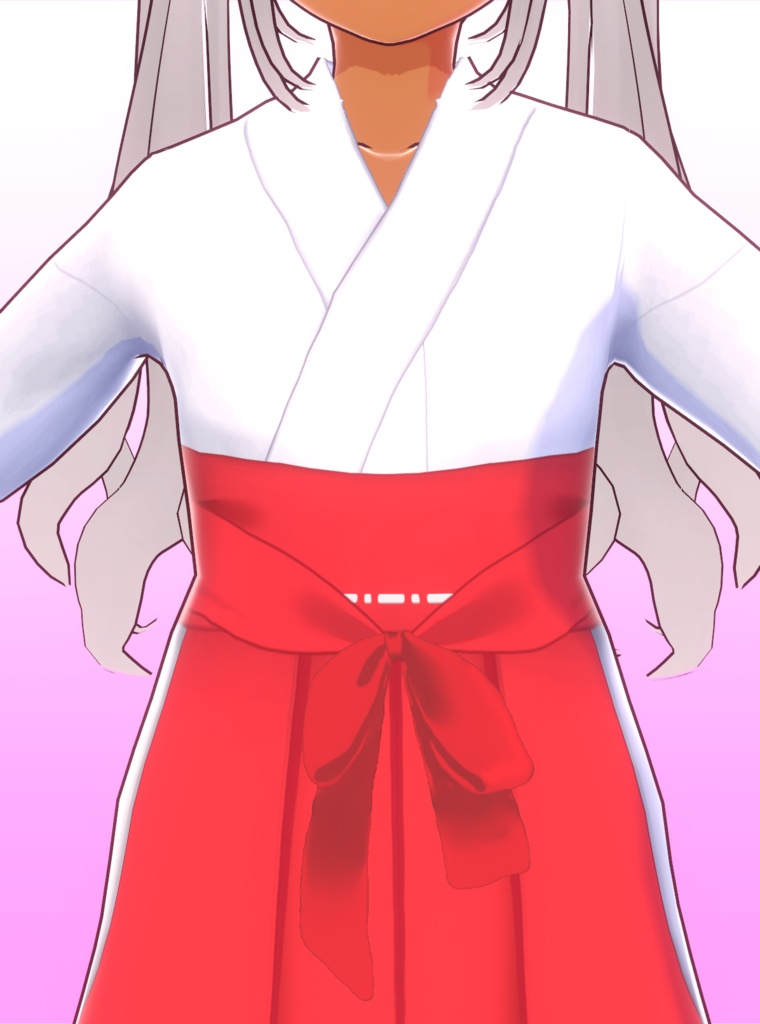 【無料】巫女服【VRoid Studio】