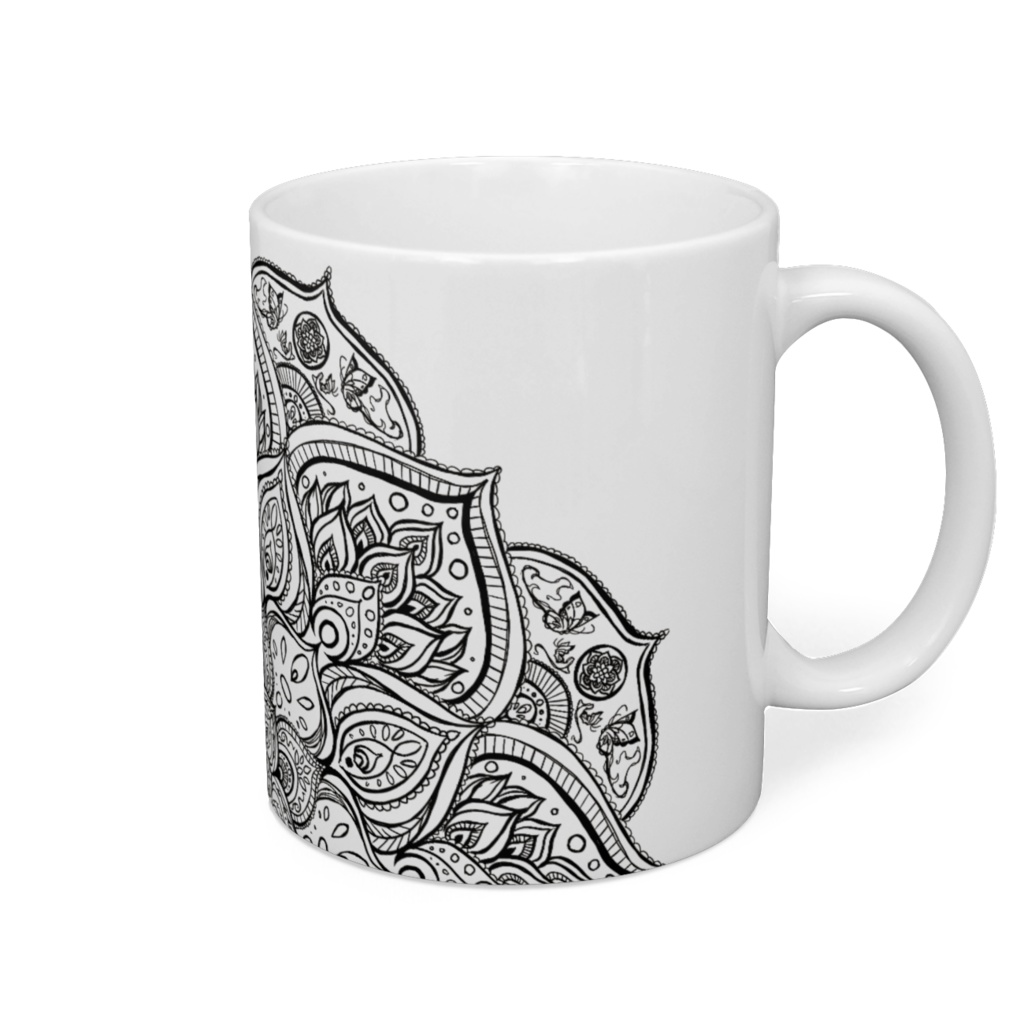 マンダラマグカップ 極楽 半