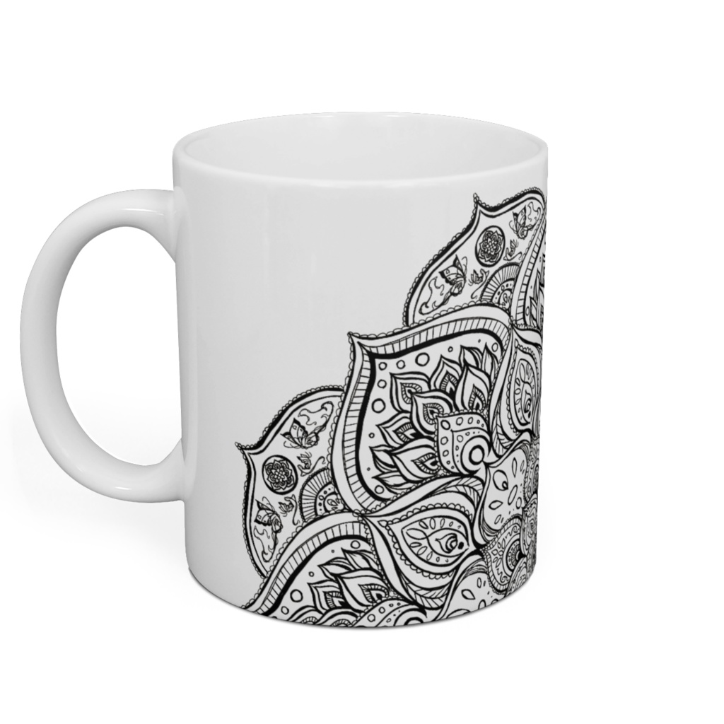 マンダラマグカップ 極楽 半