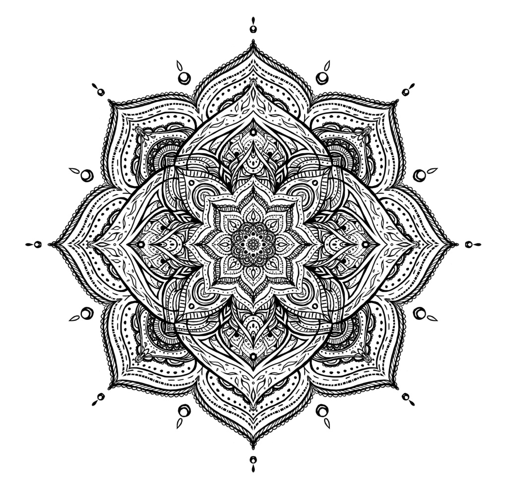 DF55 マンダラステッカー 蓮