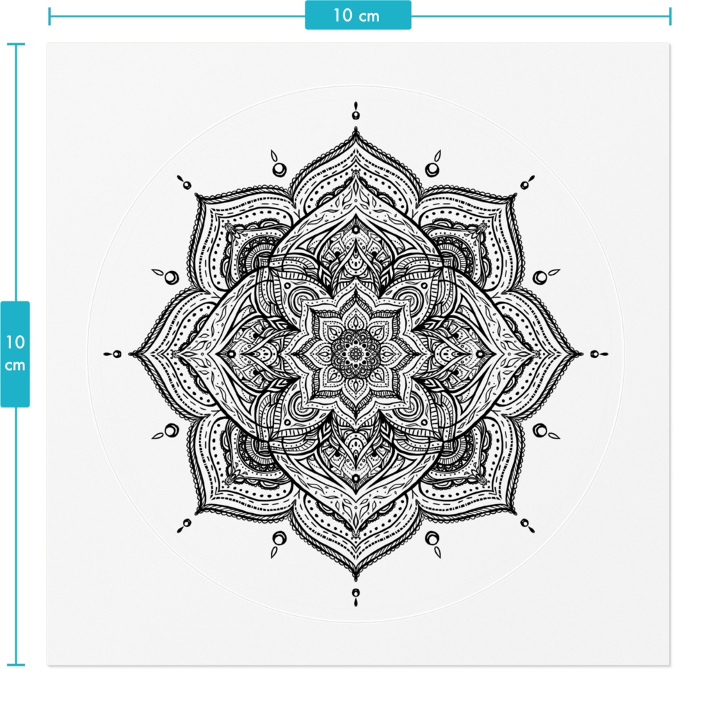 DF55 マンダラステッカー 蓮