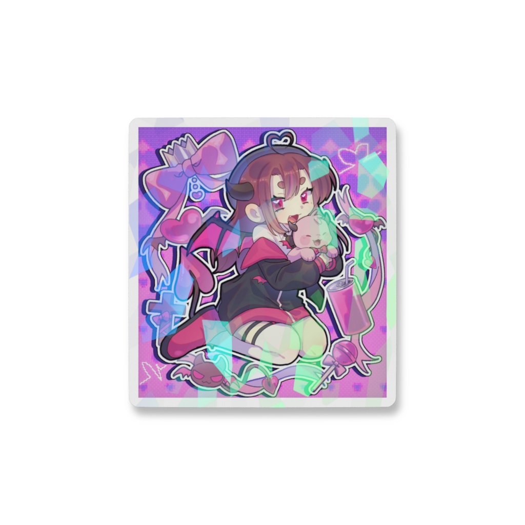 ♡べりきゅ〜♡ホログラムステッカー