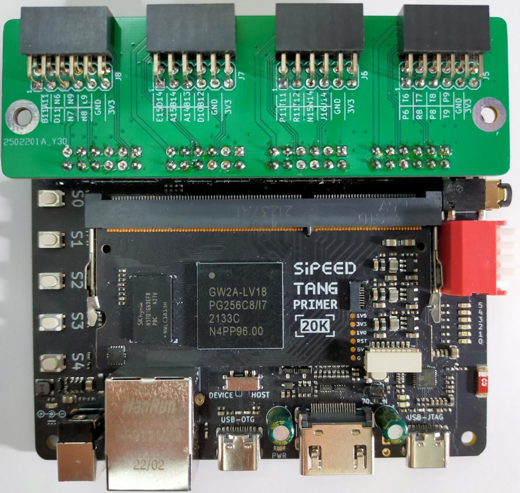 Tang Primer 20K用 Pmod 拡張基板