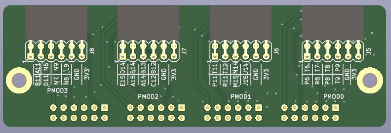 [基板のみ] Tang Primer 20K用 Pmod 拡張基板