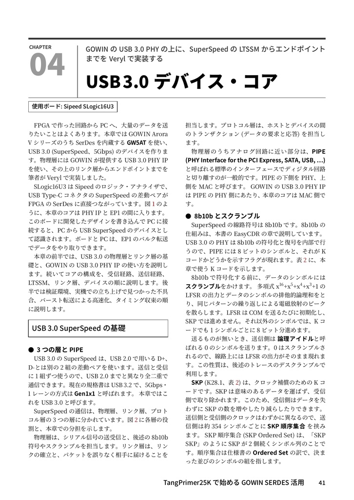 GOWIN SERDES活用