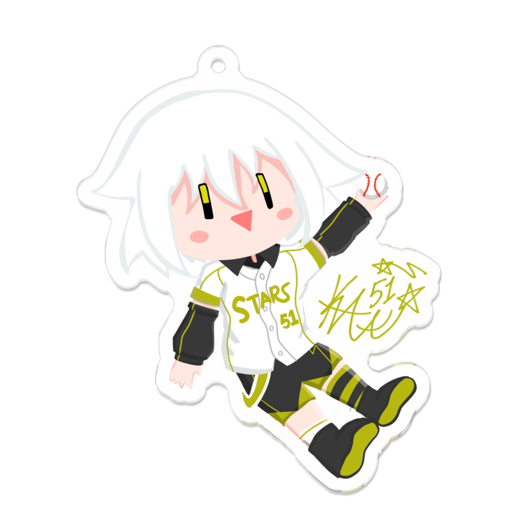 八色の仲間たち。 かなりんぬ 【アクリルキーホルダー】