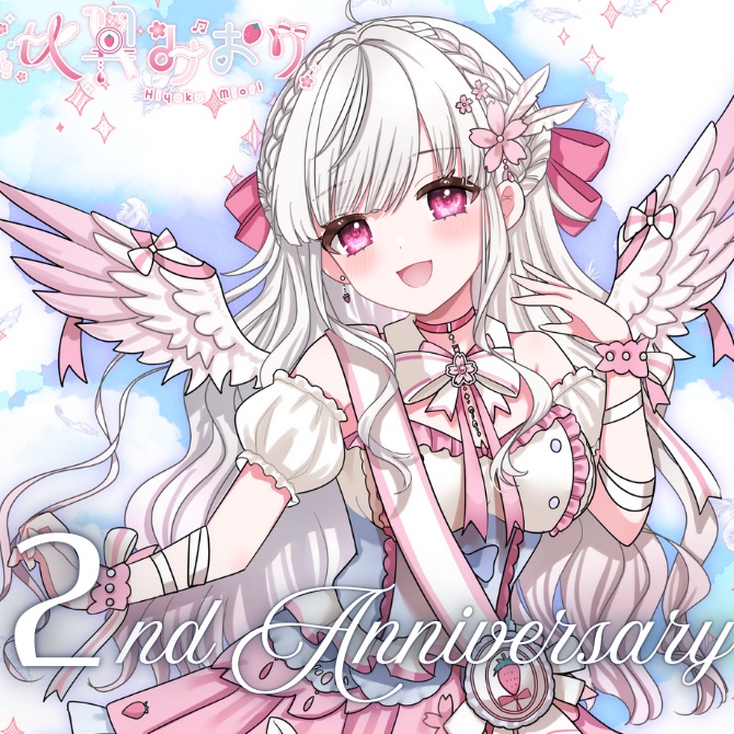 【完全受注販売】比翼みおり2周年記念オーロラアクリルスタンド
