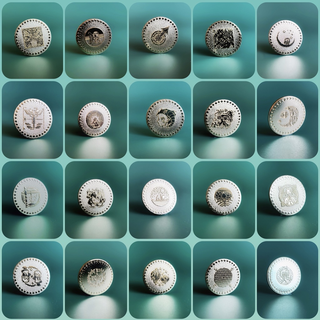 Pixelart Collection Coins(第2弾企画グッズ:ドット絵コレクションコイン)