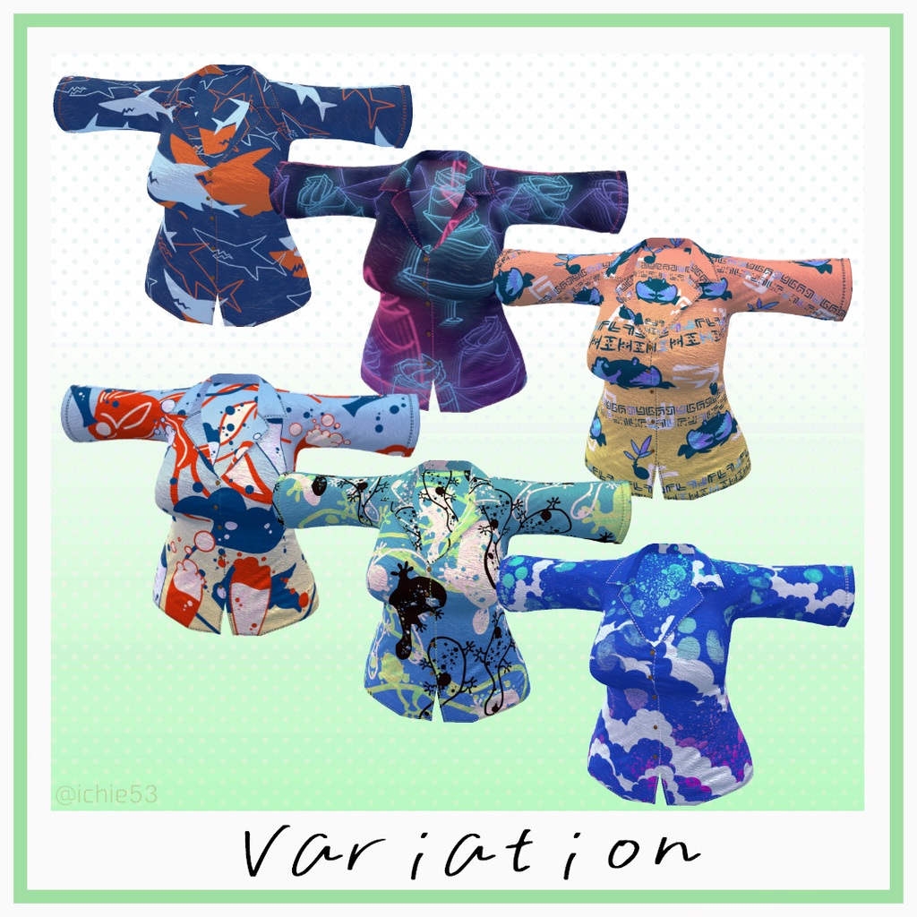 【5アバター対応】夏色アロハ