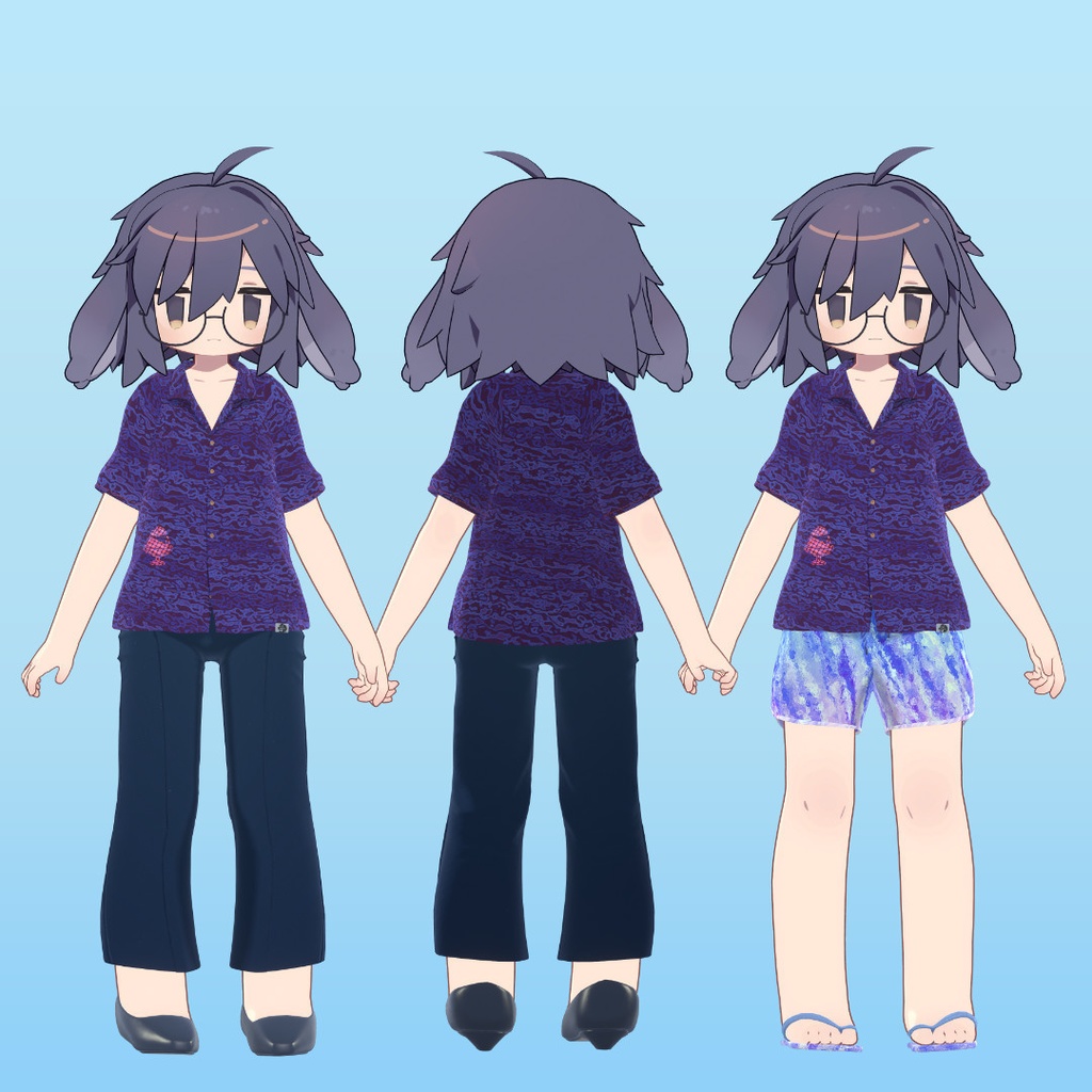 【6アバター対応】夏色アロハ