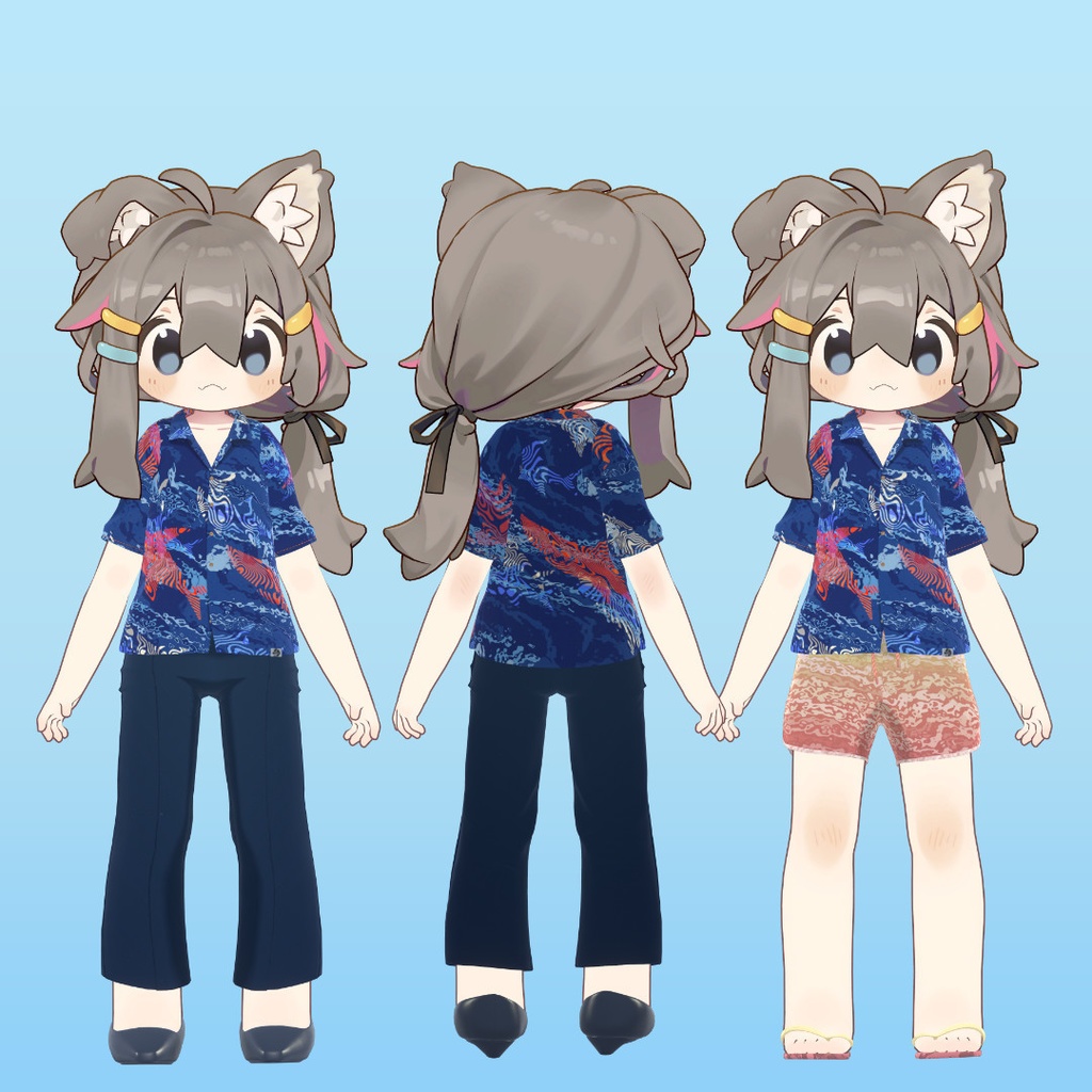 【6アバター対応】夏色アロハ