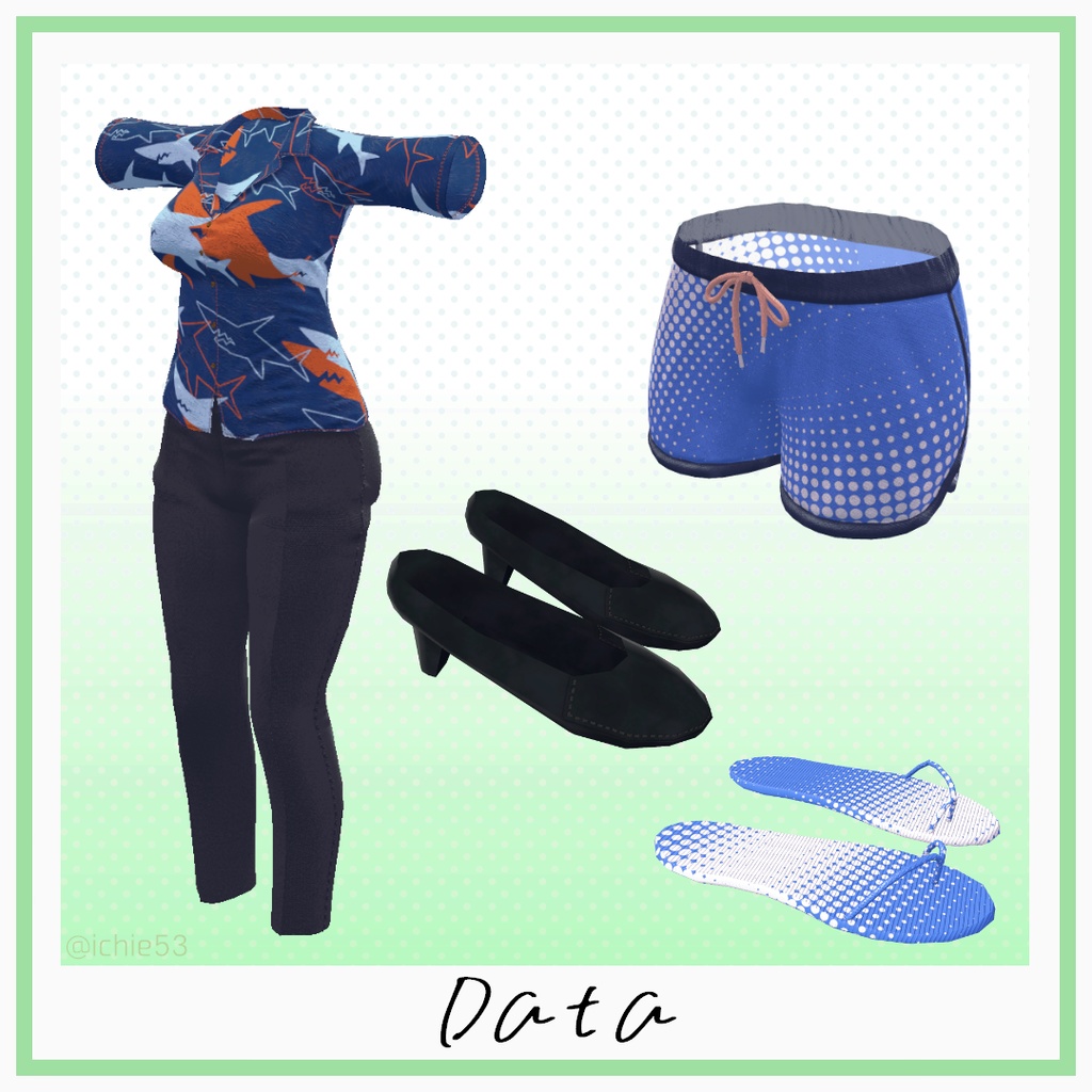 【5アバター対応】夏色アロハ