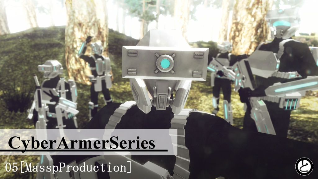 【VRM1.0同梱】CyberArmerSeries-05[MassProduction] - とろろ亭やまいもの店 - 2/9