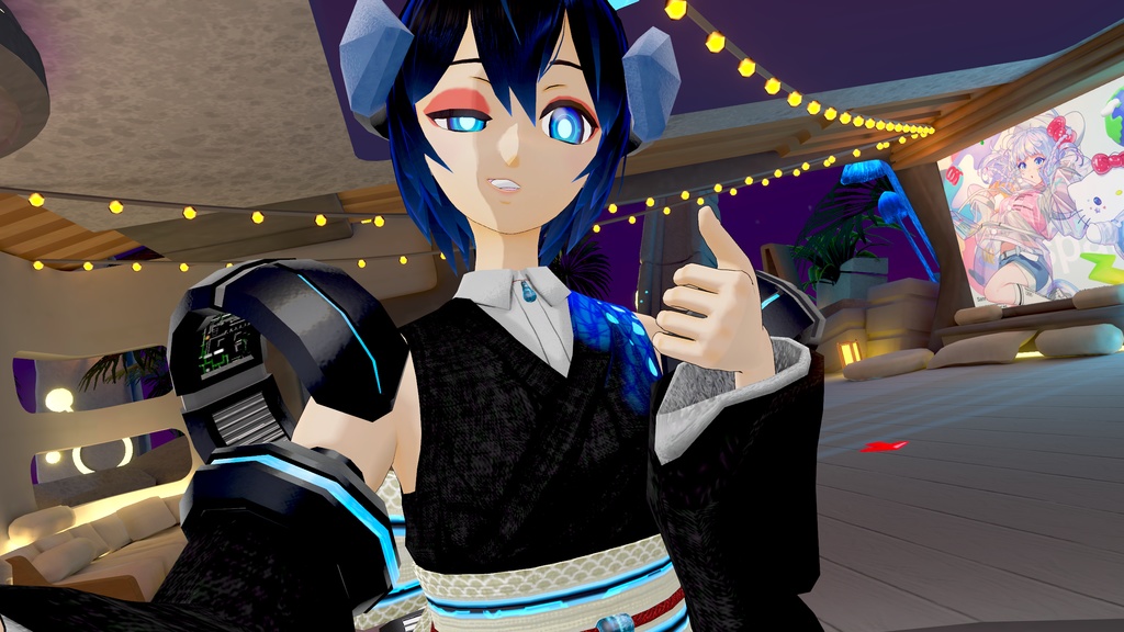 【モバイル対応】オリジナル3Dアバター「しぐれ」