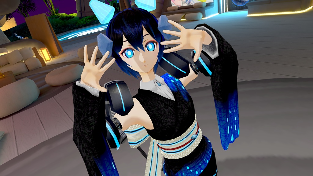 【モバイル対応】オリジナル3Dアバター「しぐれ」