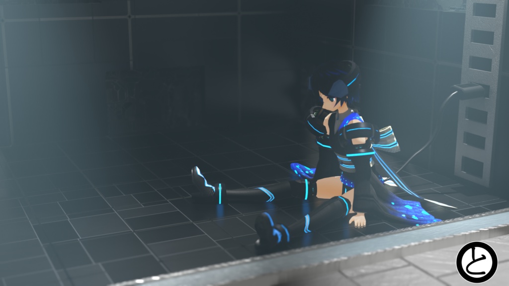 【モバイル対応】オリジナル3Dアバター「しぐれ」