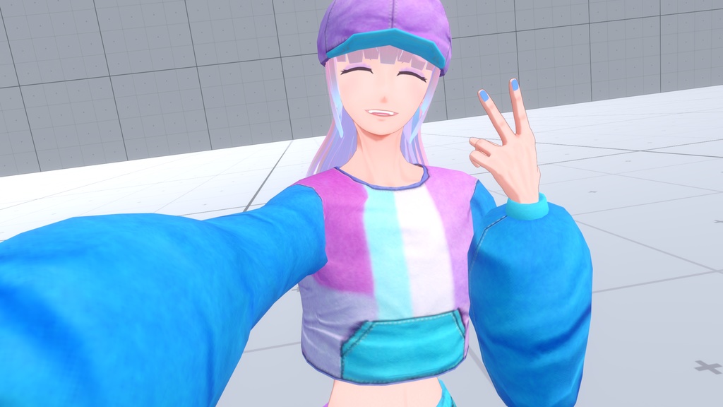 【モバイル対応 】オリジナル3Dアバター「彩華」