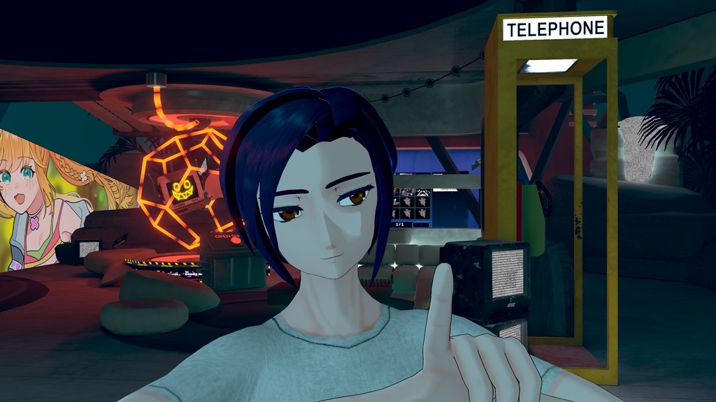 【モバイル対応】オリジナル3Dアバター「雛形 歪」