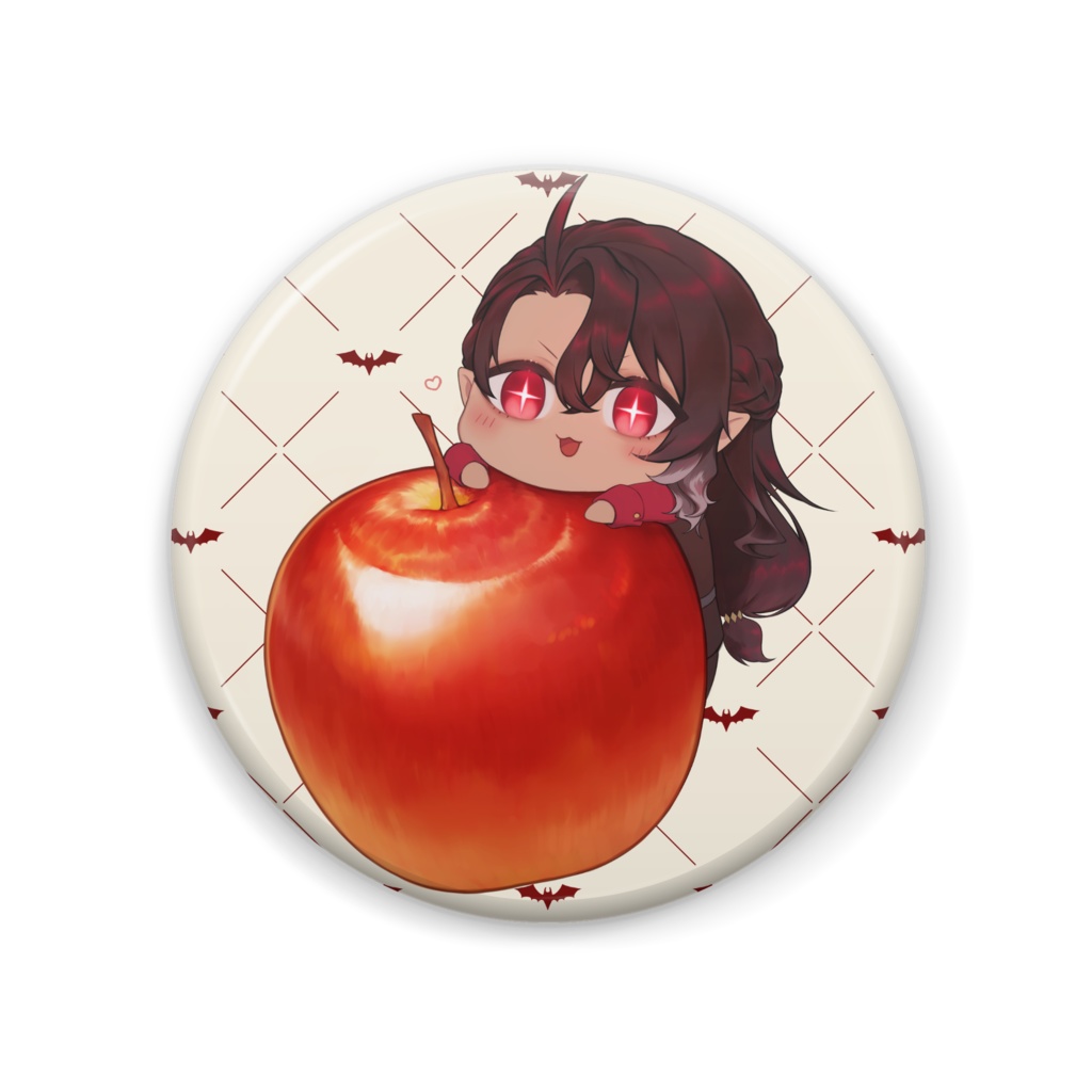 りんごとりしあっぴ 缶バッジ