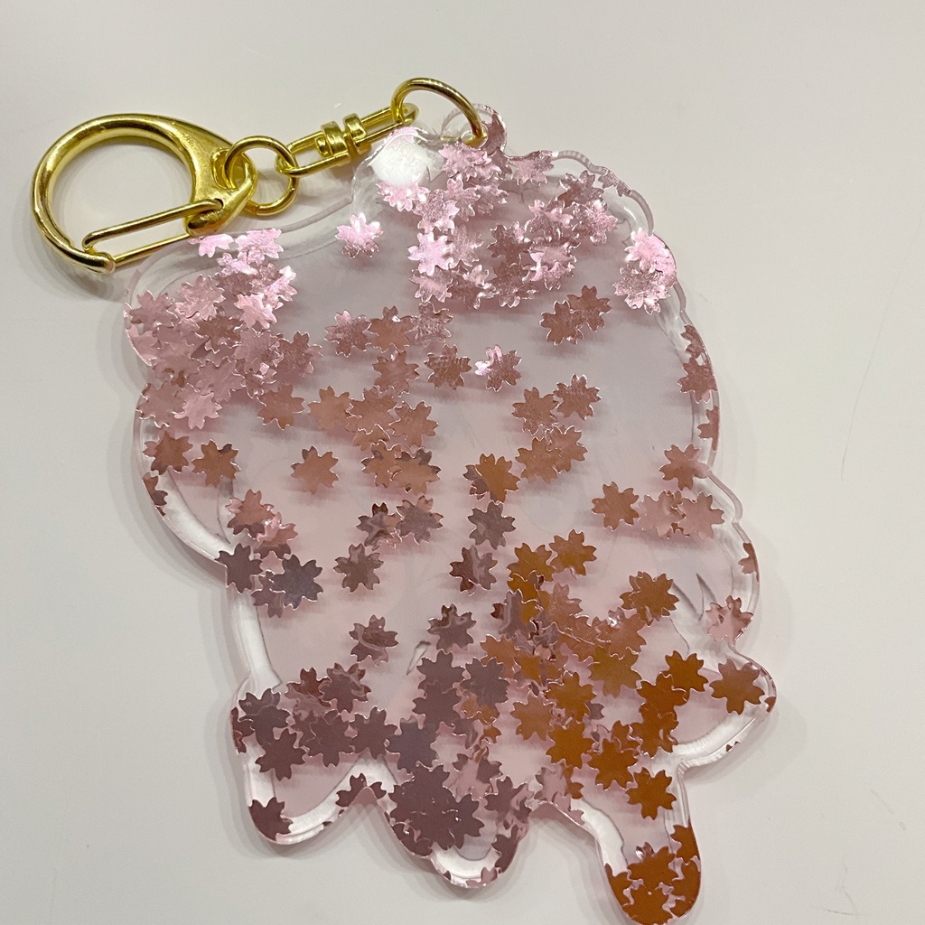 再販ラスト1点】桜ふぶき姫 アクリルキーホルダー - 蛋 - BOOTH