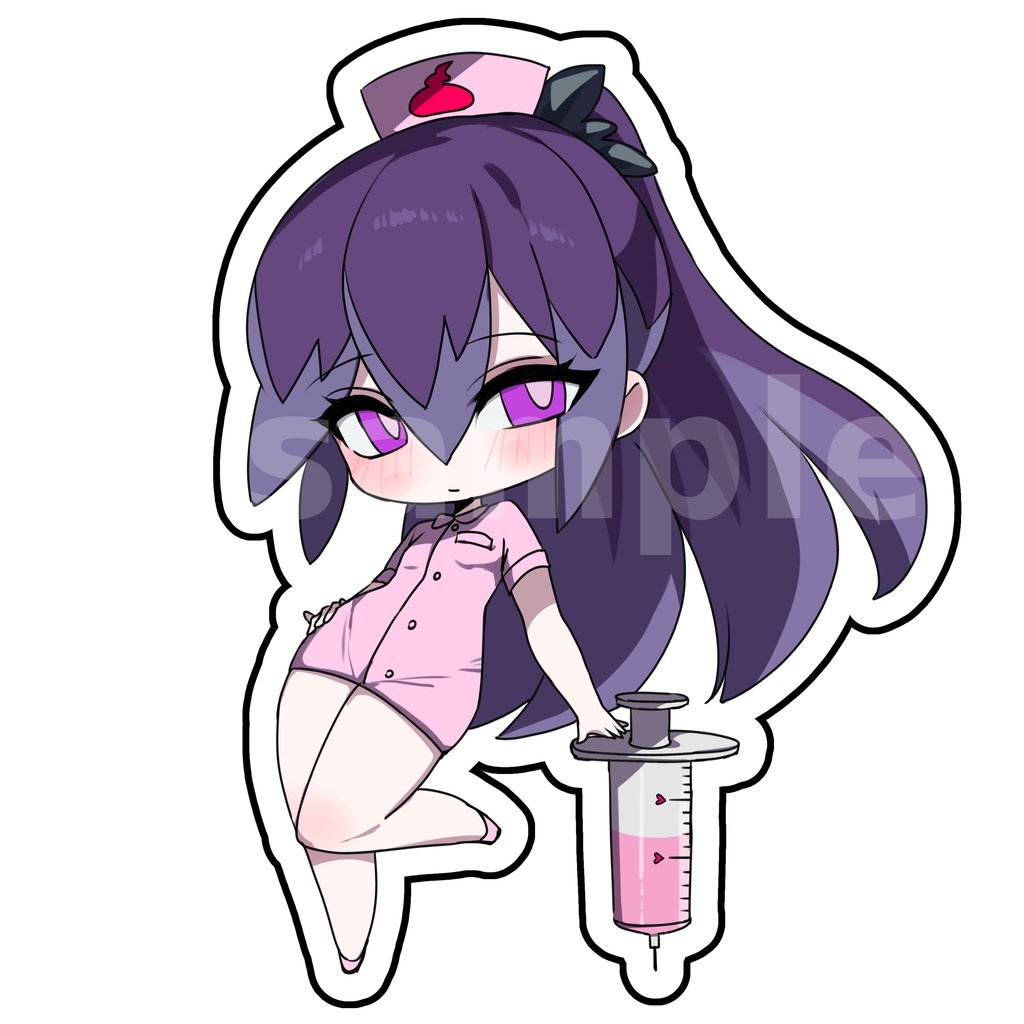 【ミニクッション】デフォルメ  百鬼姫(ナースVer.)