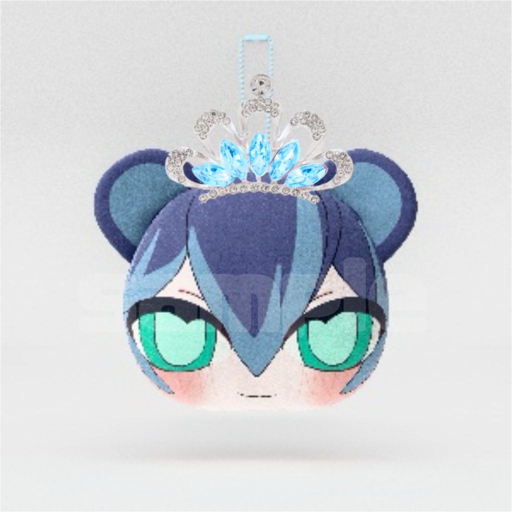 【フェイスぬいぐるみ】ふぶき姫(クマ耳Ver.)