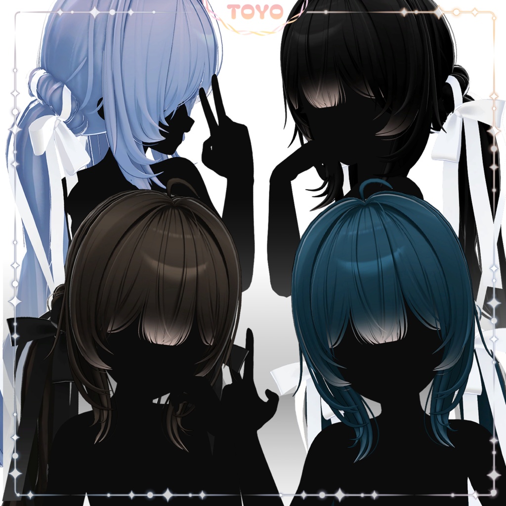[11アバター] Doughnut Ribbon Hair 缩略图 3