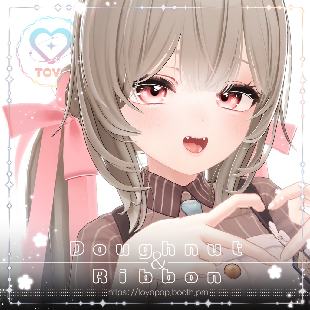 [!!セール中!!/8アバター] Doughnut Ribbon Hair