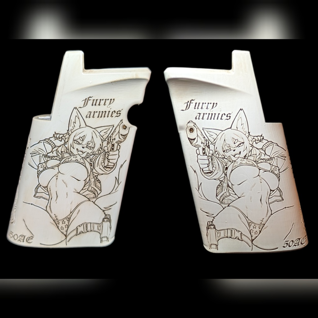 東京マルイ デザートイーグル アイボリー調塗装グリップ furry