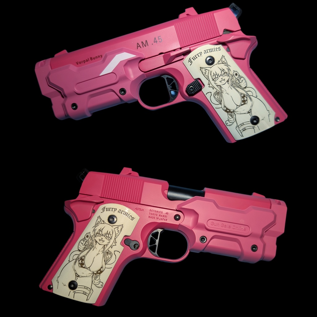 デトニクス.45 ヴォーパルバニー アイボリー調塗装グリップ ver.furry