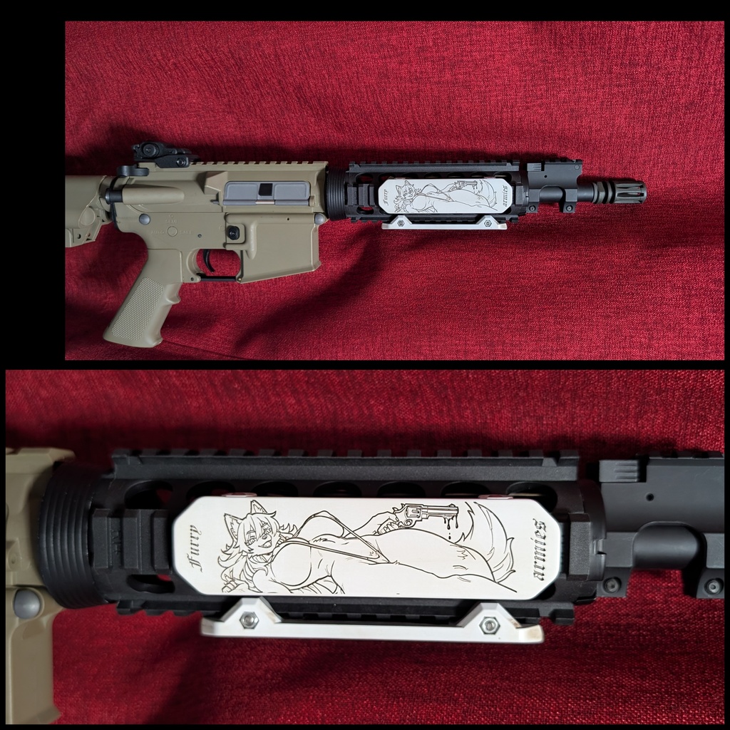 20mm ピカティニーレールカバー ver.furry type-Wolf