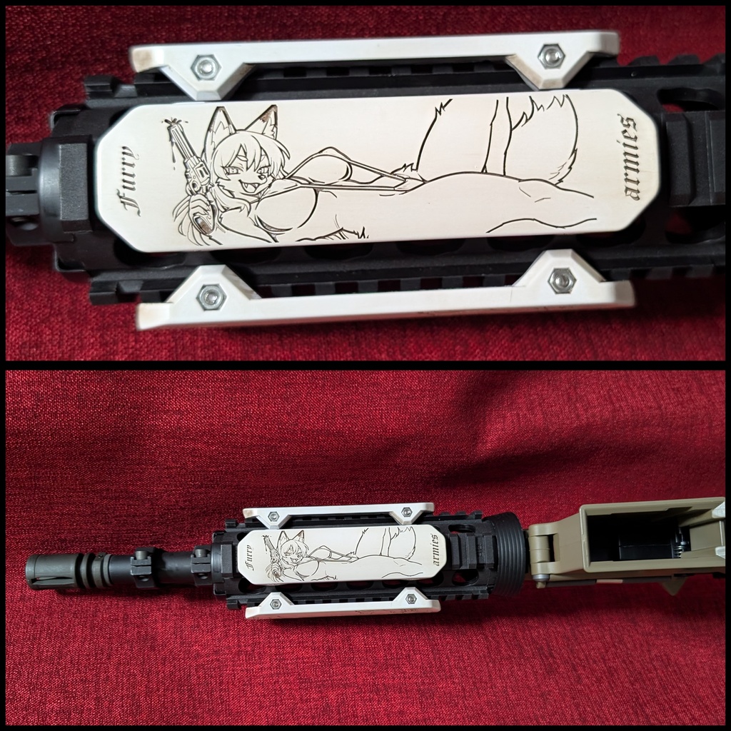 20mm ピカティニーレールカバー ver.furry type-Fox