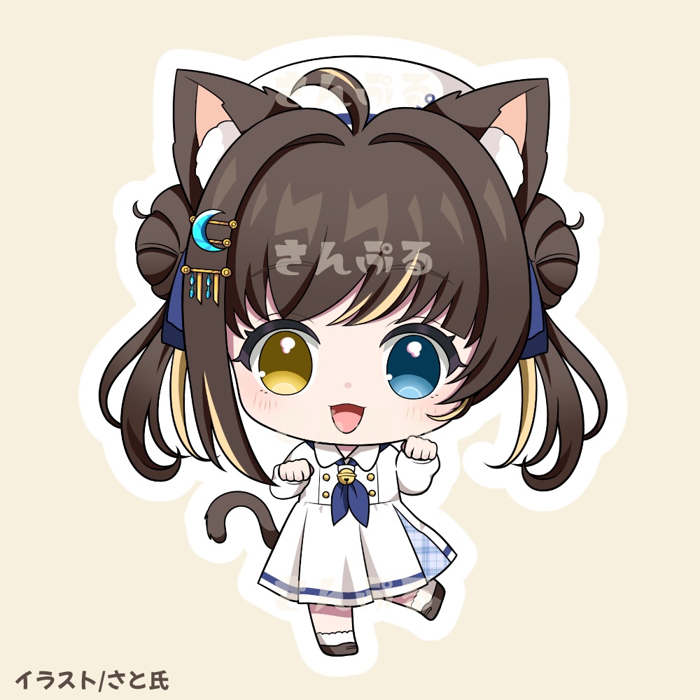 たまのアクキーホルダー(ステッカーつき)