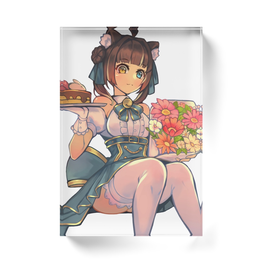 誕生日たまのアクリルブロック