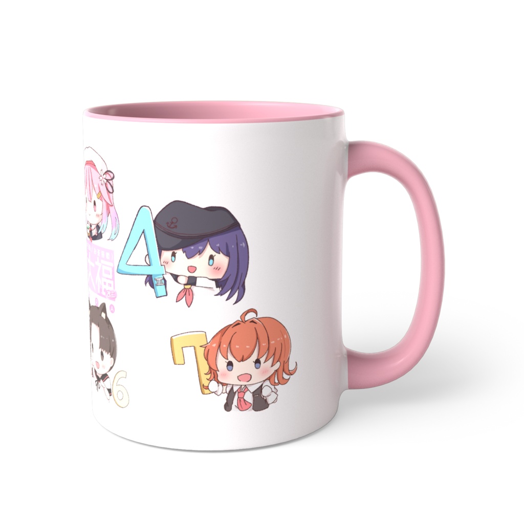 いちご大福改二(熟練/お茶搭載) ツートンマグカップ