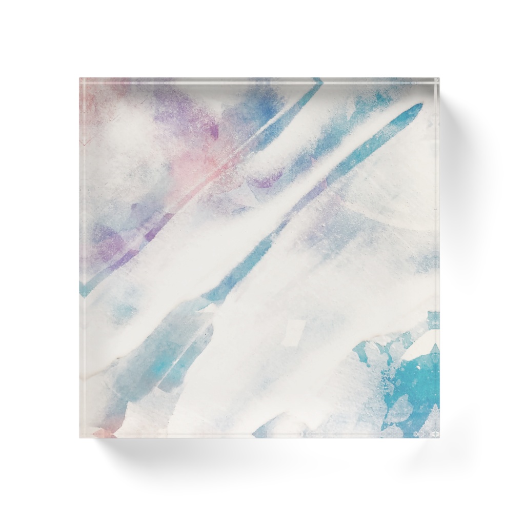 パステル色 - アクリルブロック -