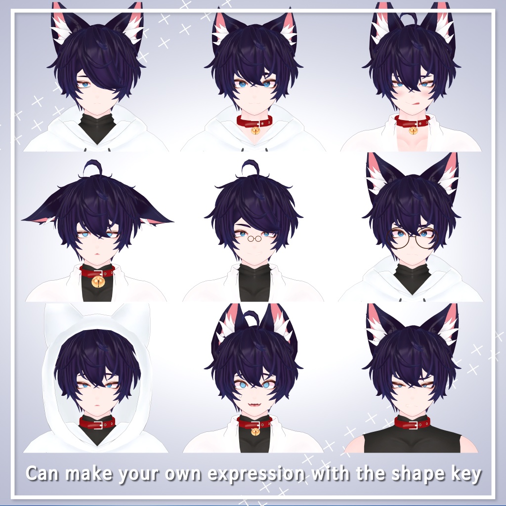 オリジナル3Dモデル「かおる Kaoru」