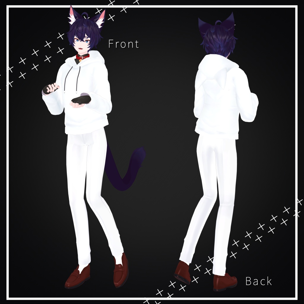 オリジナル3Dモデル「かおる Kaoru」