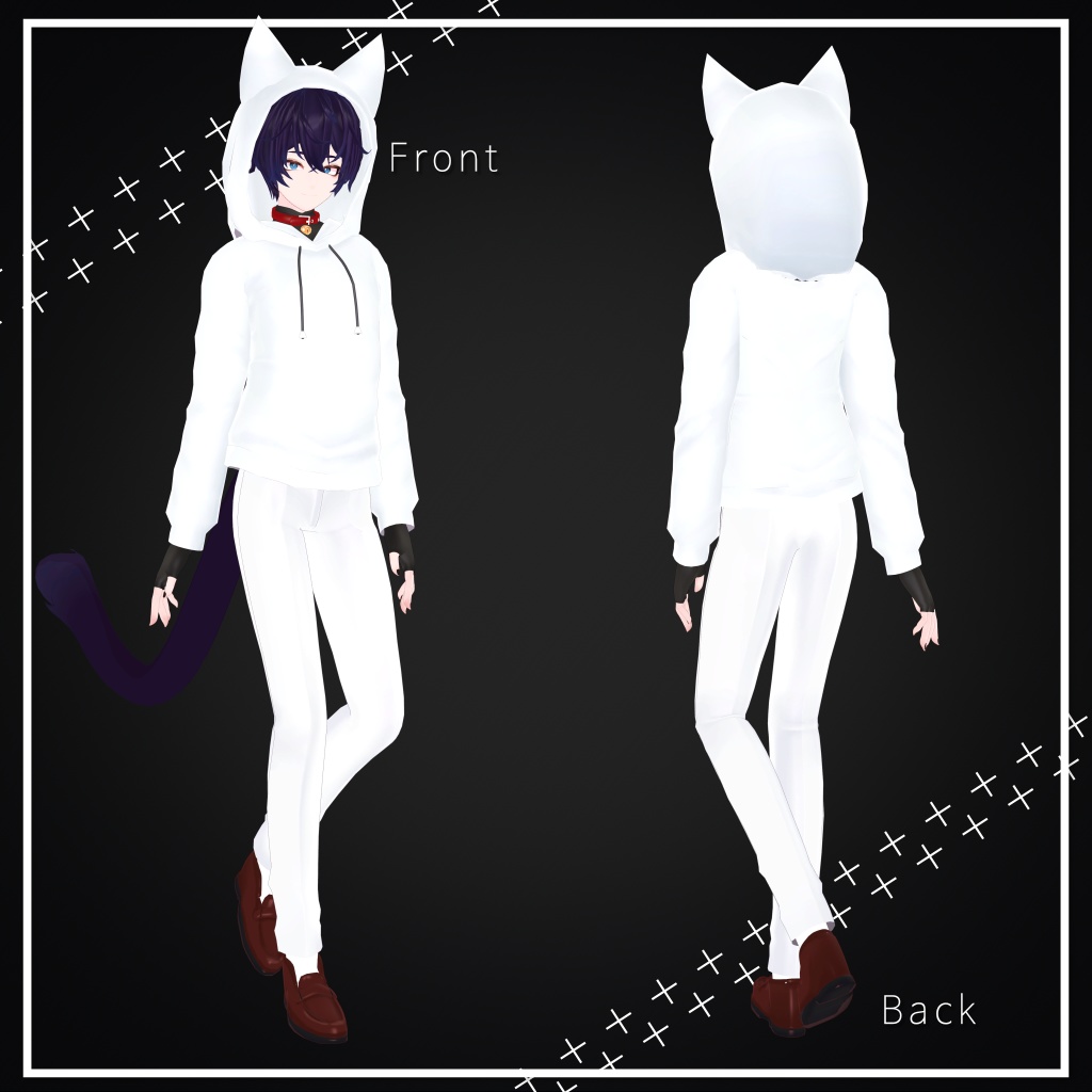 オリジナル3Dモデル「かおる Kaoru」