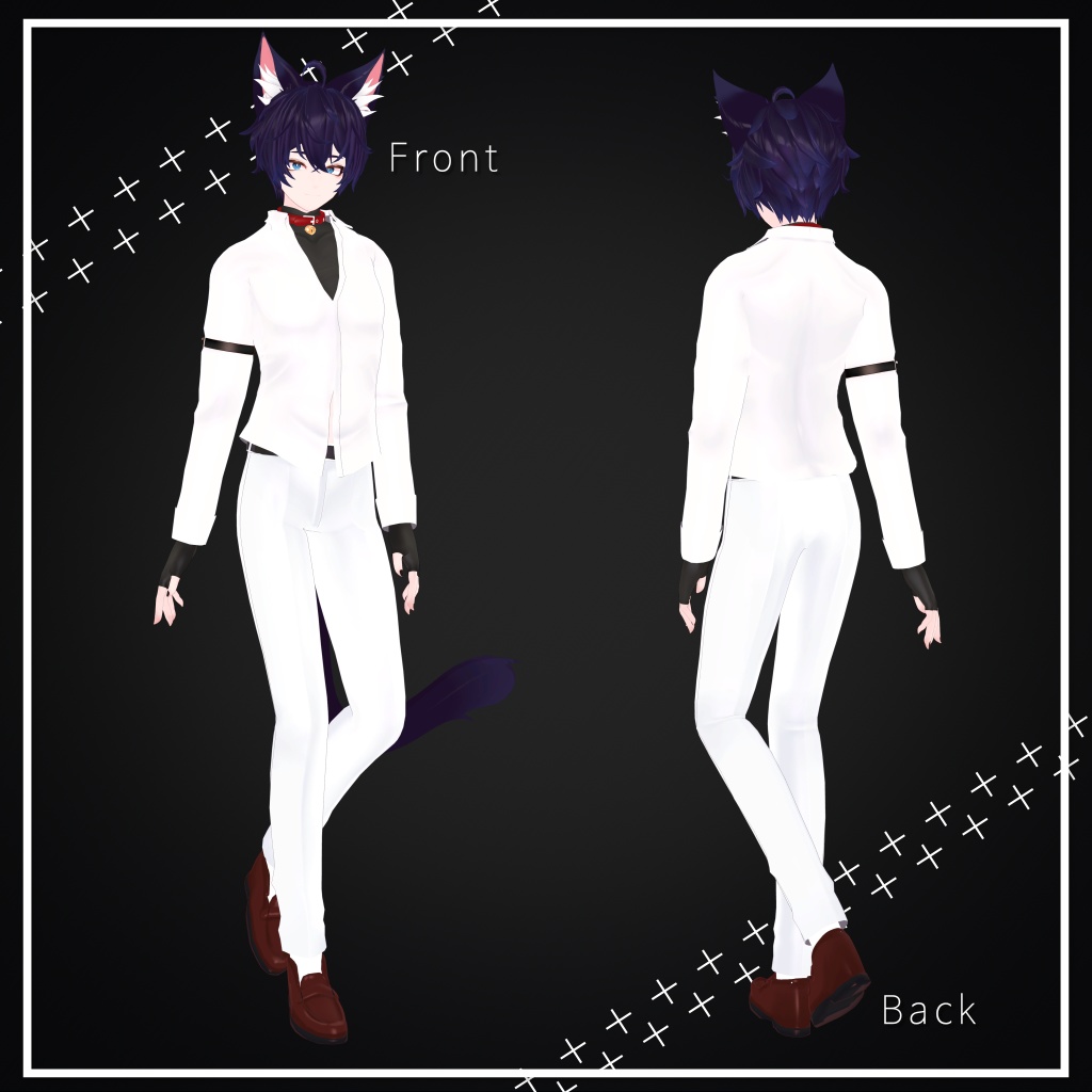 オリジナル3Dモデル「かおる Kaoru」