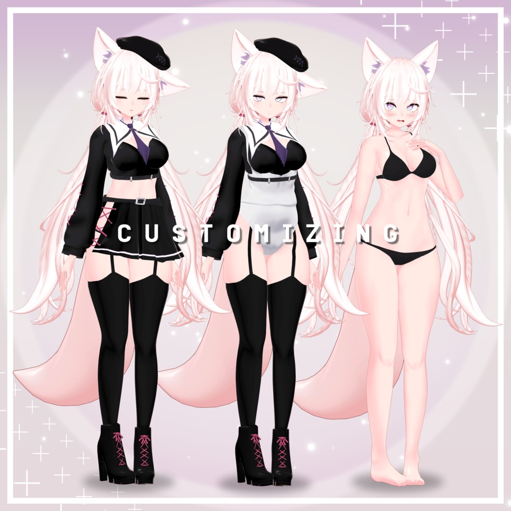 オリジナル3Dモデル「みやこ Miyako」