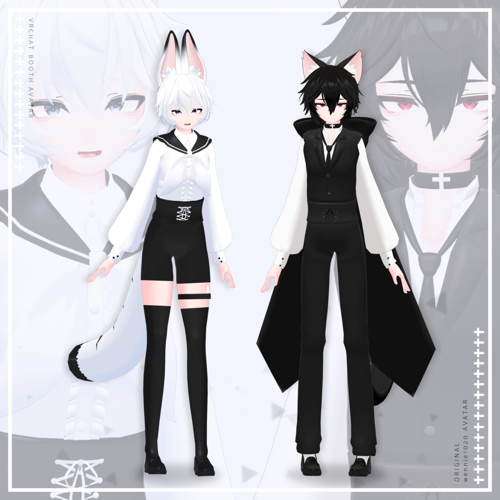 オリジナル3Dモデル「かい&りゅ Kai&Ryu」