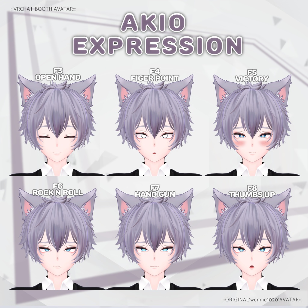 オリジナル3Dモデル「あきお & るか Akio&Ruka」